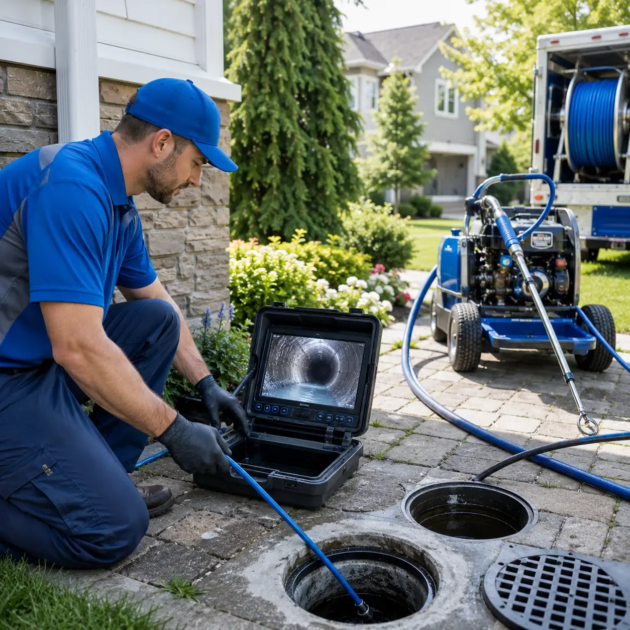 Outdoor drain cleaning professionals serving Pine Prairie, LA